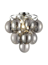 Franklite Bubbles Smoke Ceiling Semi Flush